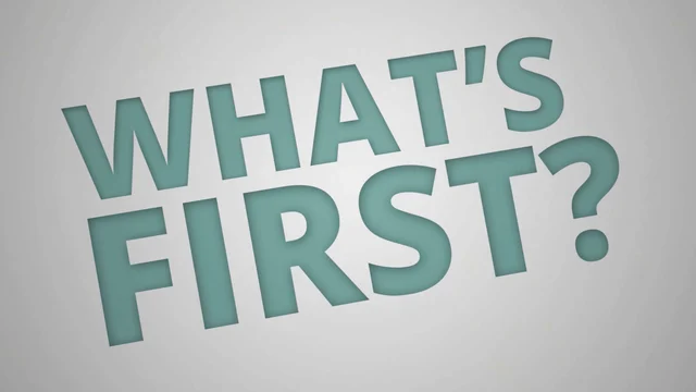 What’s First? artwork